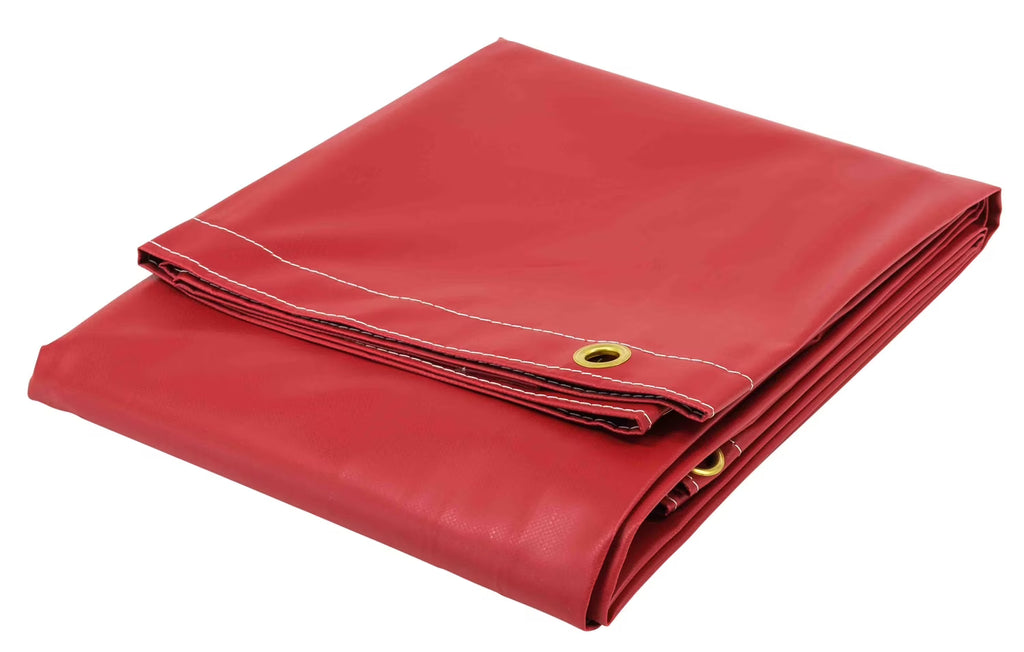 Red 18oz Vinyl Utility Tarp Waterproof S513700