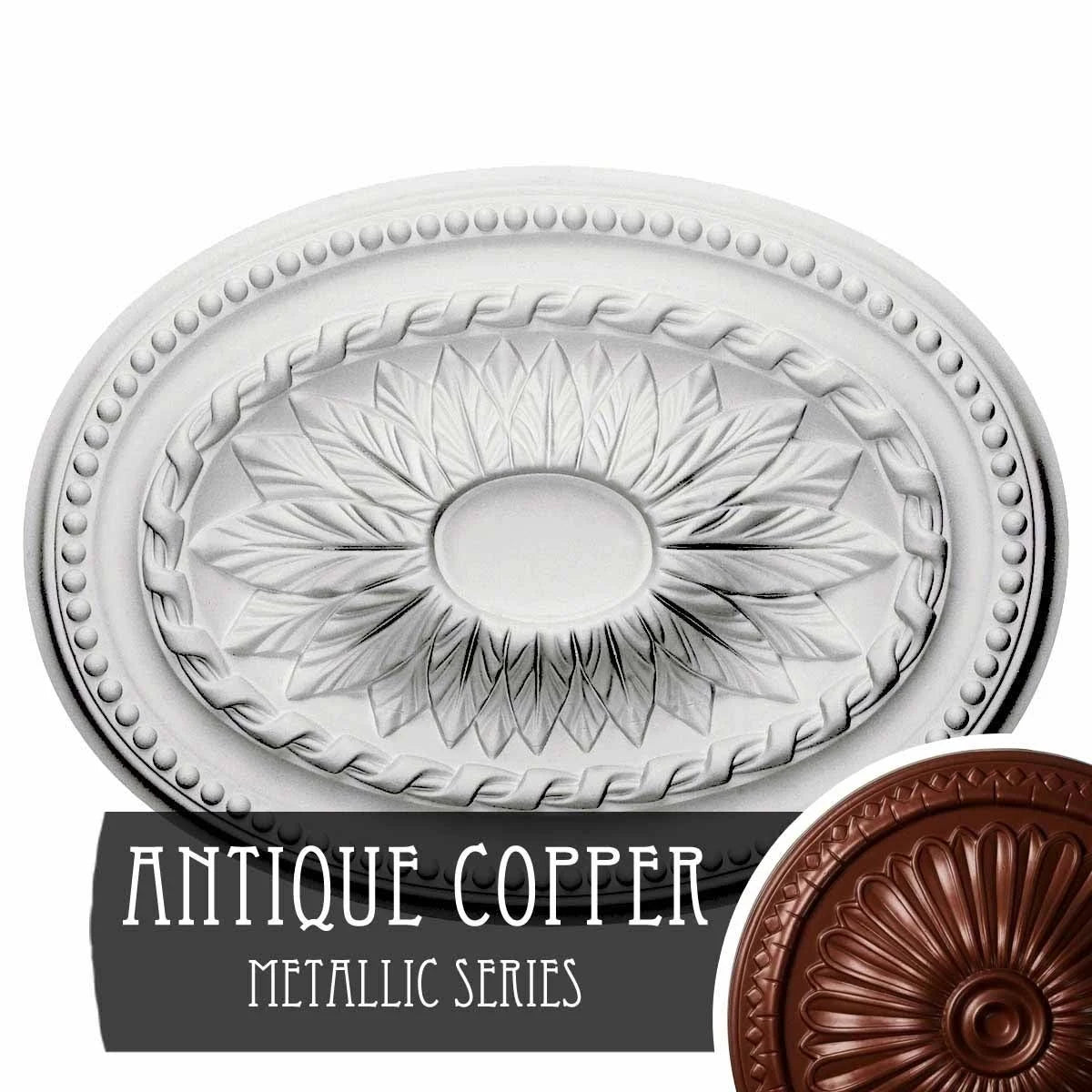 Hand-Painted Cherry Ceiling Medallion X403