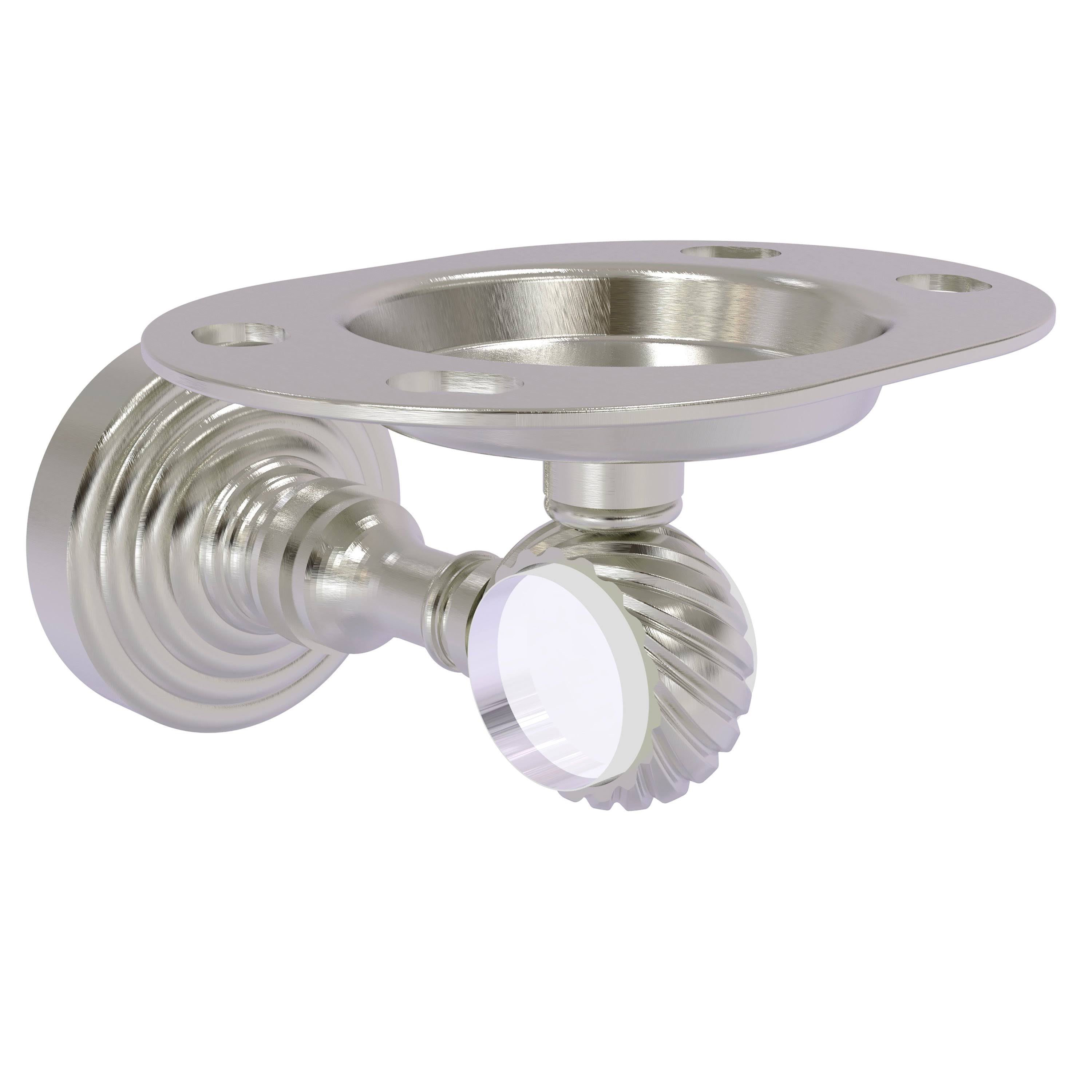Satin Nickel Tumbler and Toothbrush Holder Y514