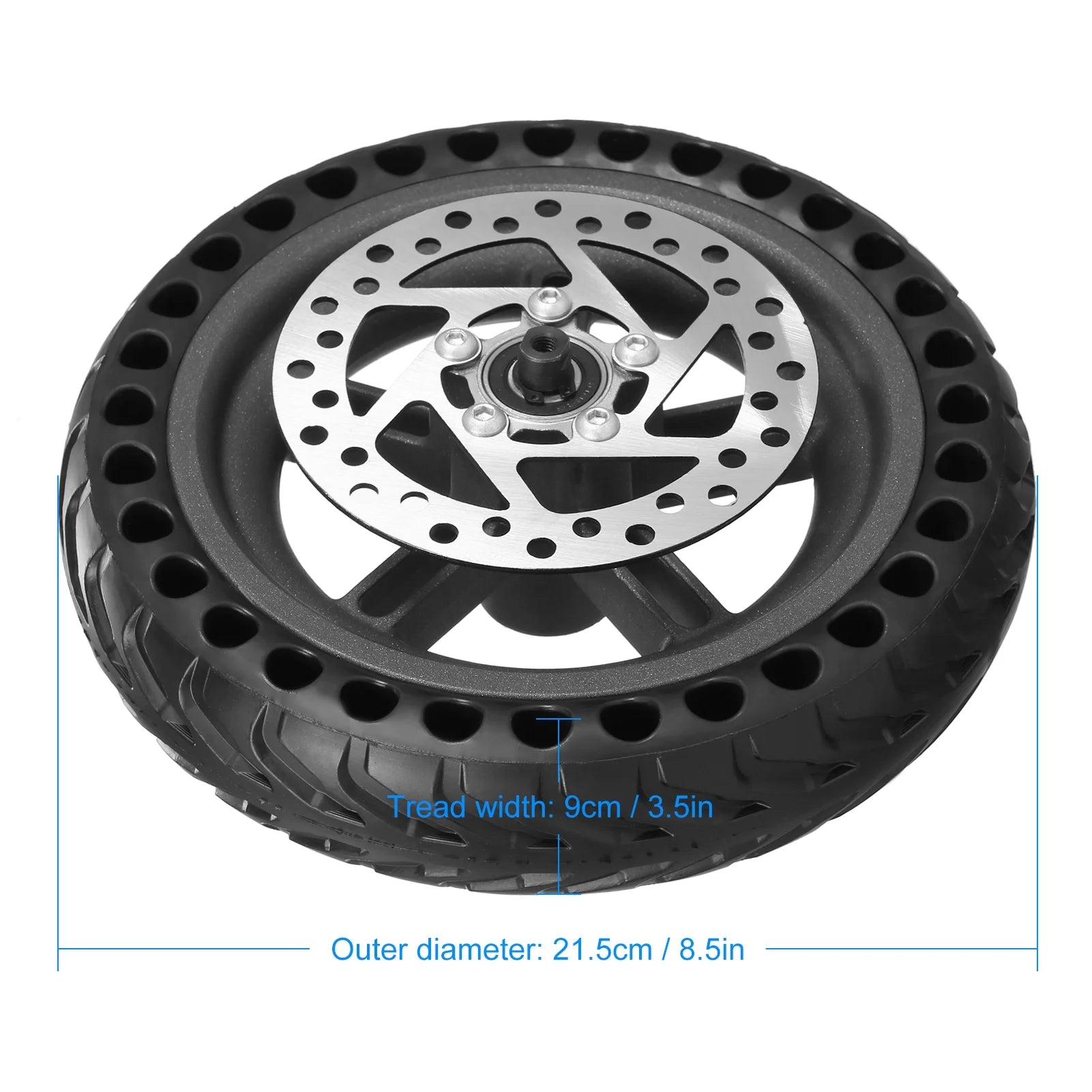 8.5 inches Solid Electric Wheel with Hub Disc Brake I3763
