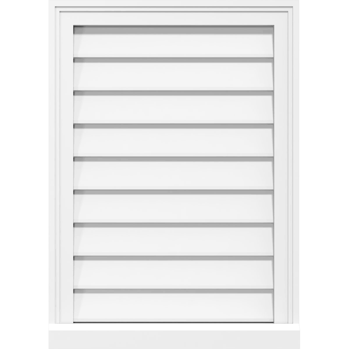 PVC Gable Vent with Brickmould E8118