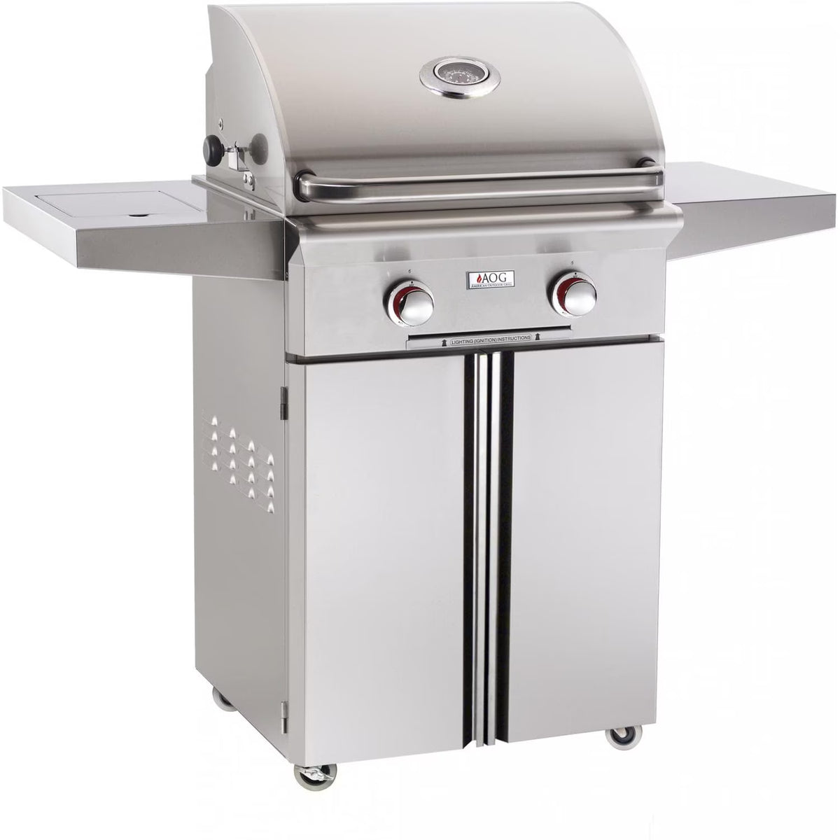 24 Inch Propane Gas Grill On Cart S11368