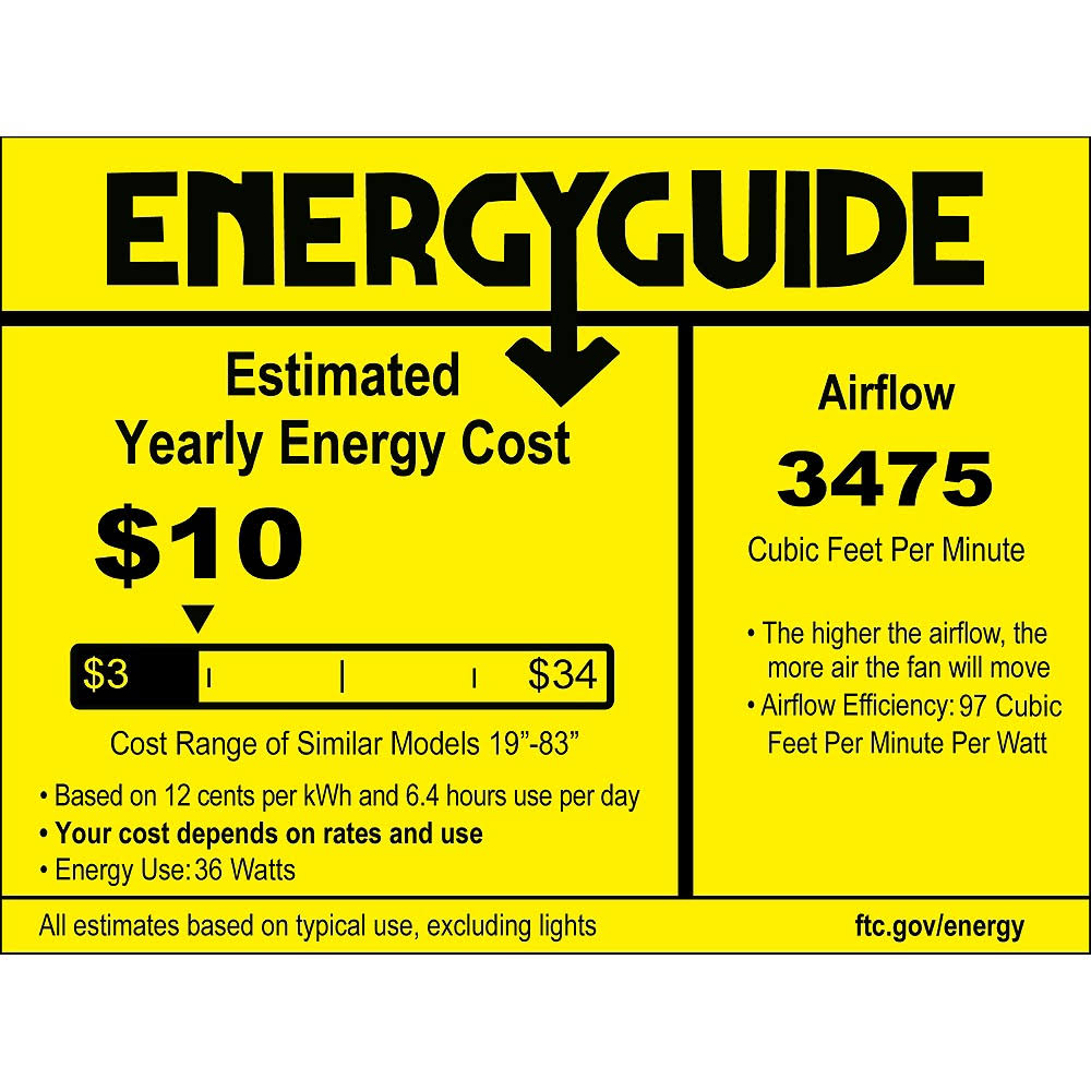 Aged Pewter 52x22 Ceiling Fan X356624