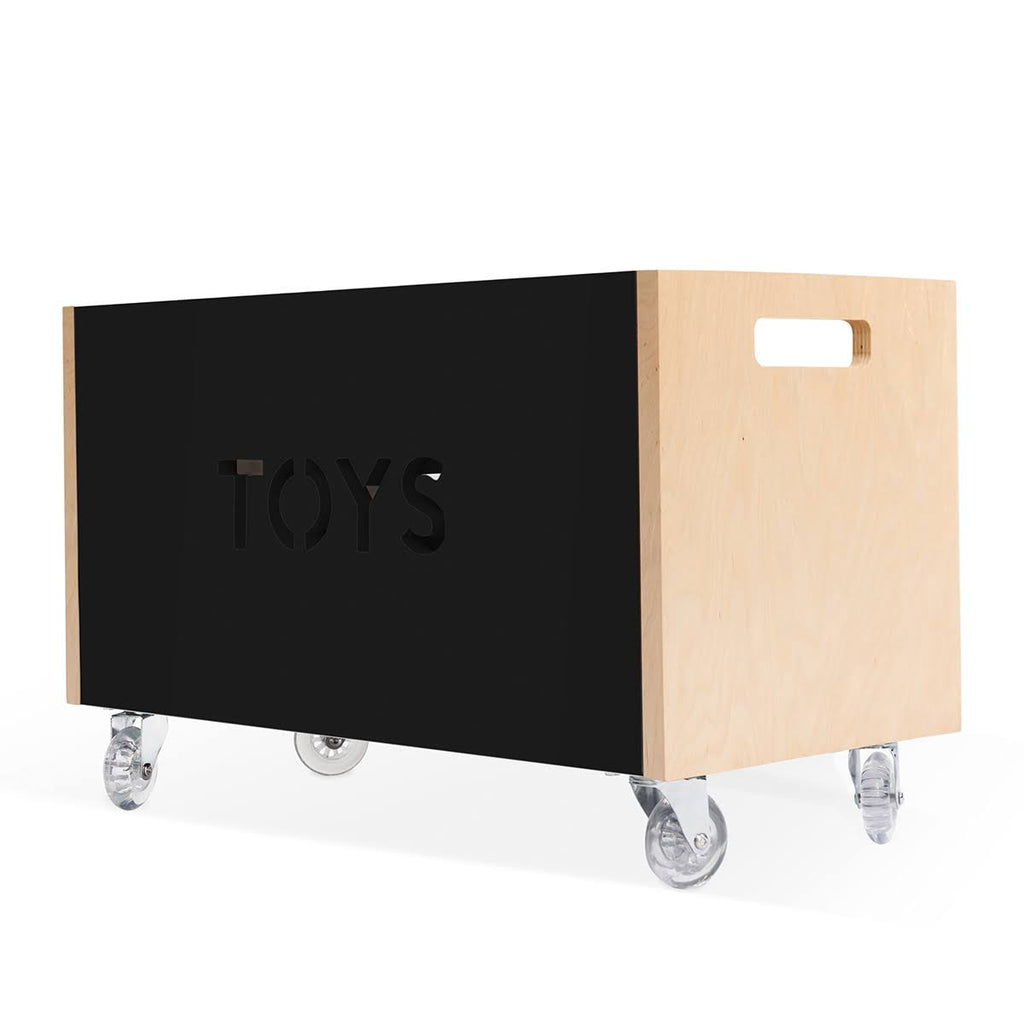 Toy Box Chest on Casters, Birch / White B91140