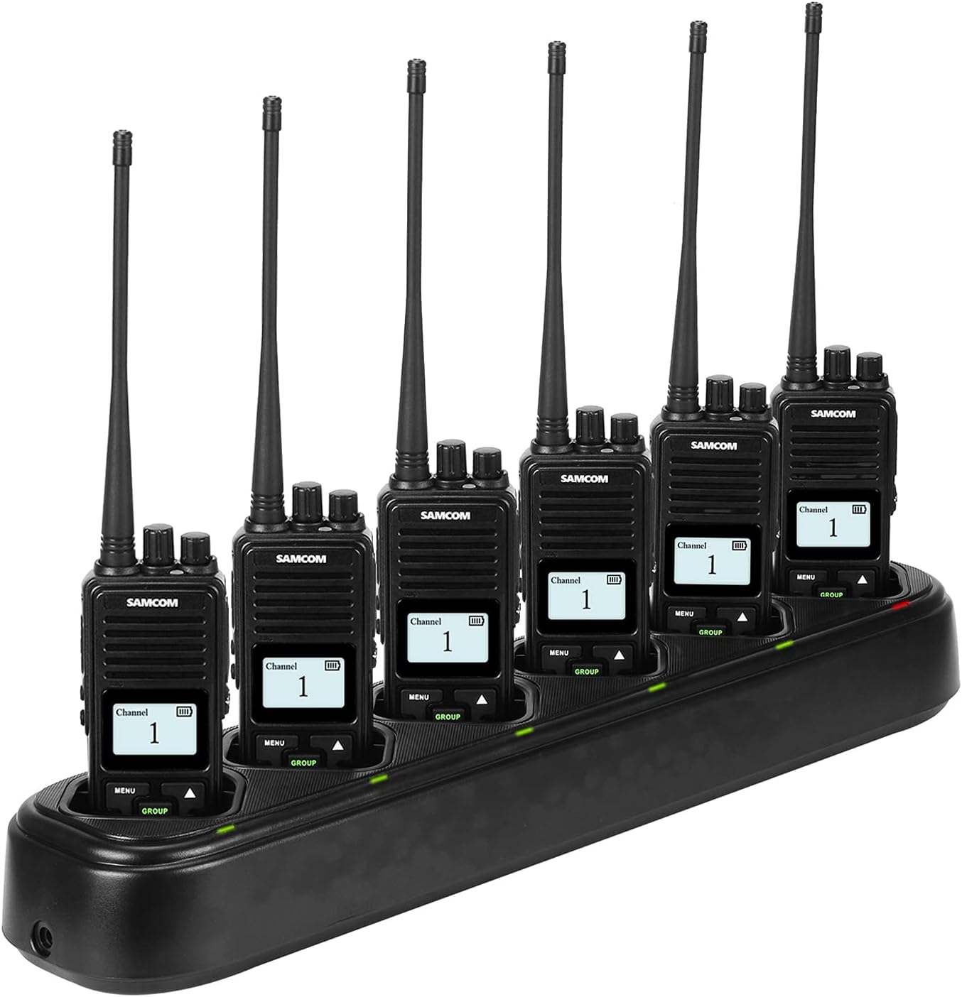 2 Pack 2 Way Radio 3000mAh Rechargeable UHF Walkie Talkie Q4039