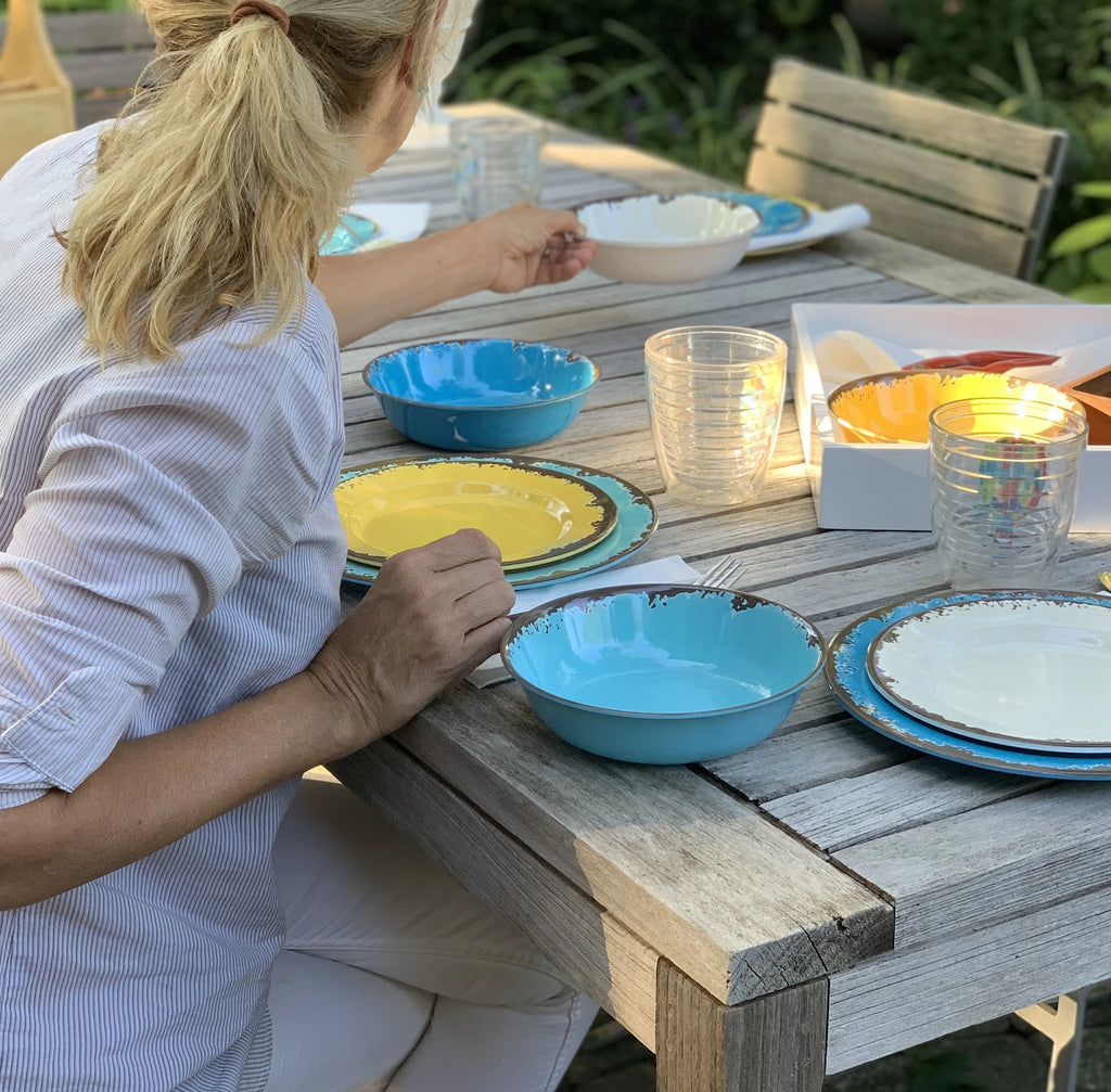 12-Piece Melamine Dinnerware Set S1478