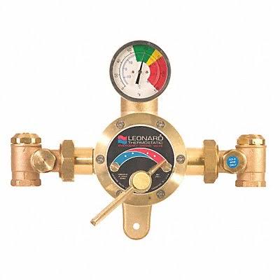 Bronze 1 in. NPT Emergency Mixing Valve S744