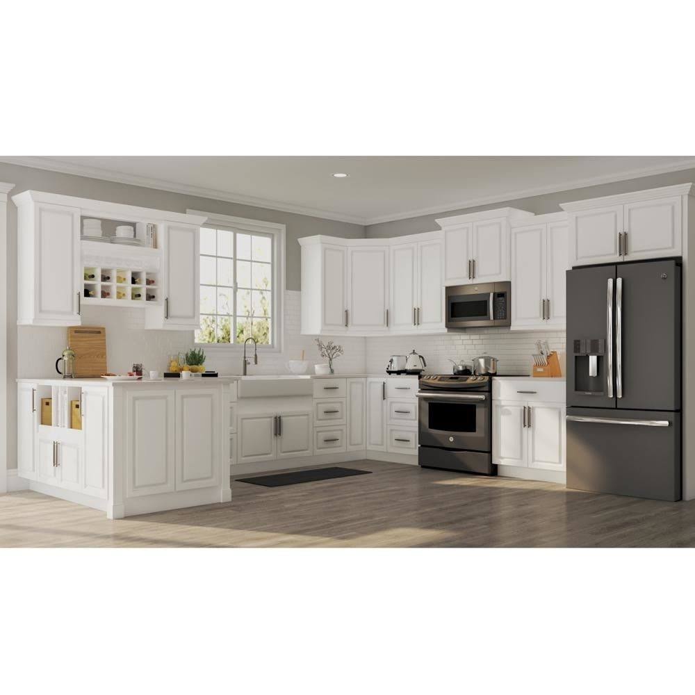Satin White Sink Base Kitchen Cabinet A3561
