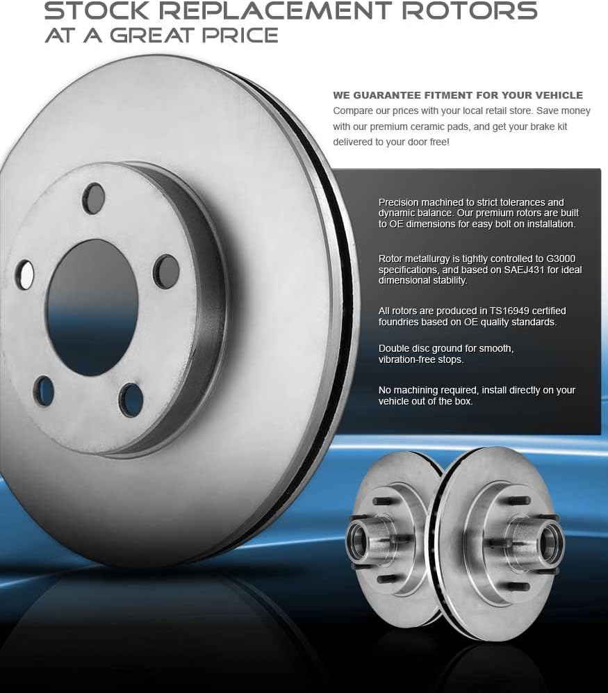 Brake Rotors Set Pack of 2 L355686