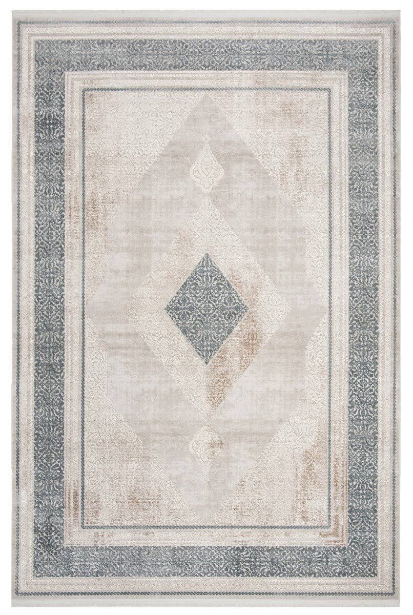 Beige / Grey 3' x 5' Area Rug I96063