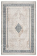 Beige / Grey 3' x 5' Area Rug I96063