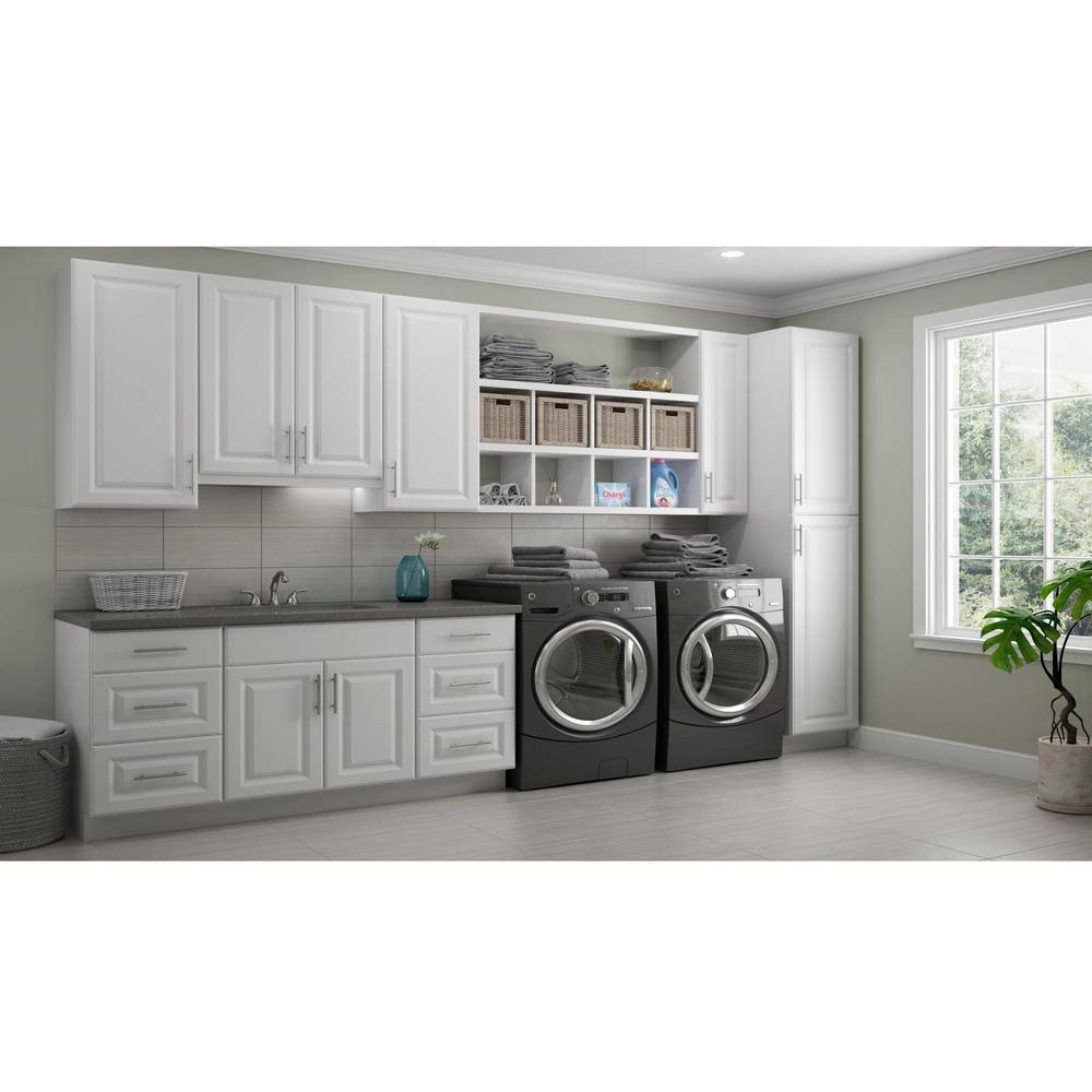 Satin White Sink Base Kitchen Cabinet A3561