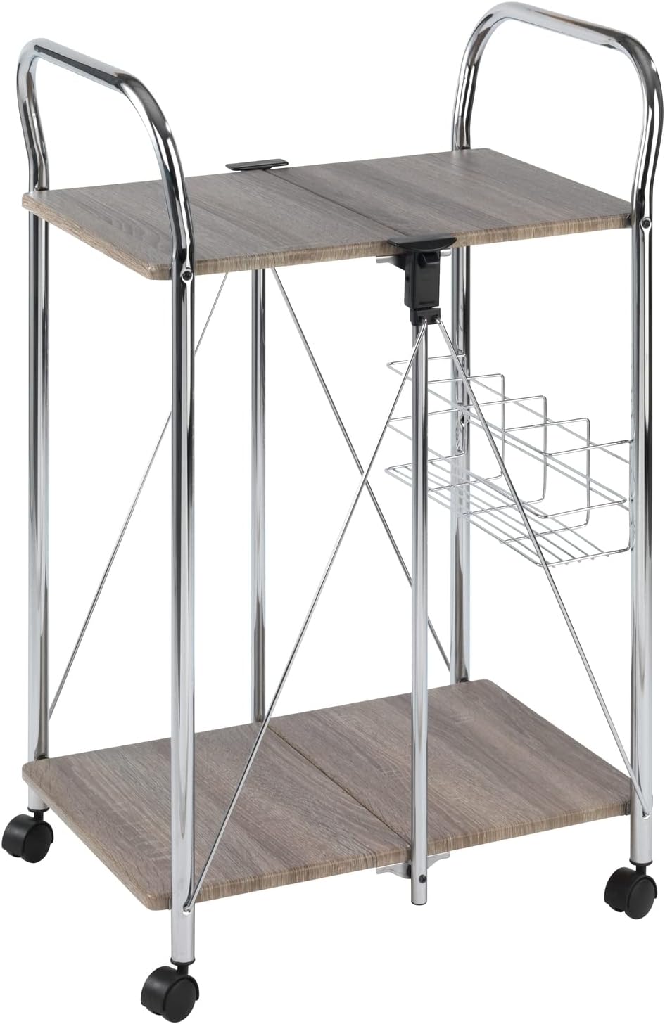 3 Tier Rolling Metal Cart U88365