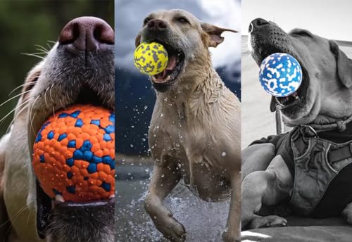 1 Blue w/White 2.5" Dog Ball H9609