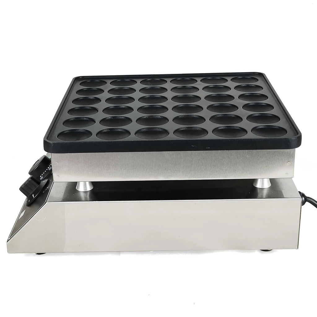 36 Holes Electric Mini Waffle Pancake Maker Stainless Steel 1000W P47987