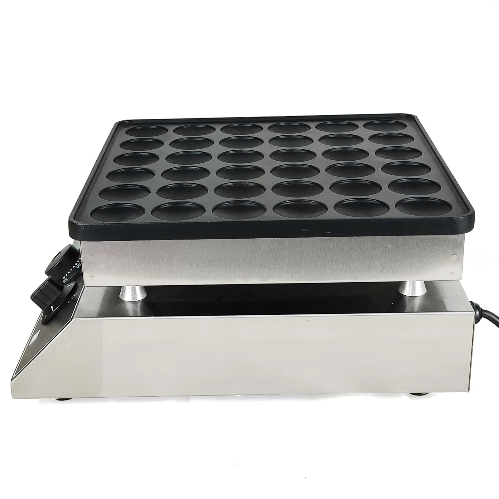 36 Holes Electric Mini Waffle Pancake Maker Stainless Steel 1000W P47987