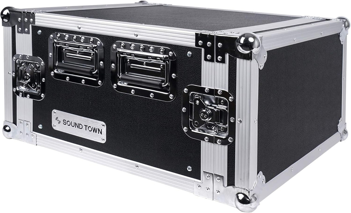 6U PA/DJ Rack Case with 17" Depth Plywood Metal Ball Corners N689466