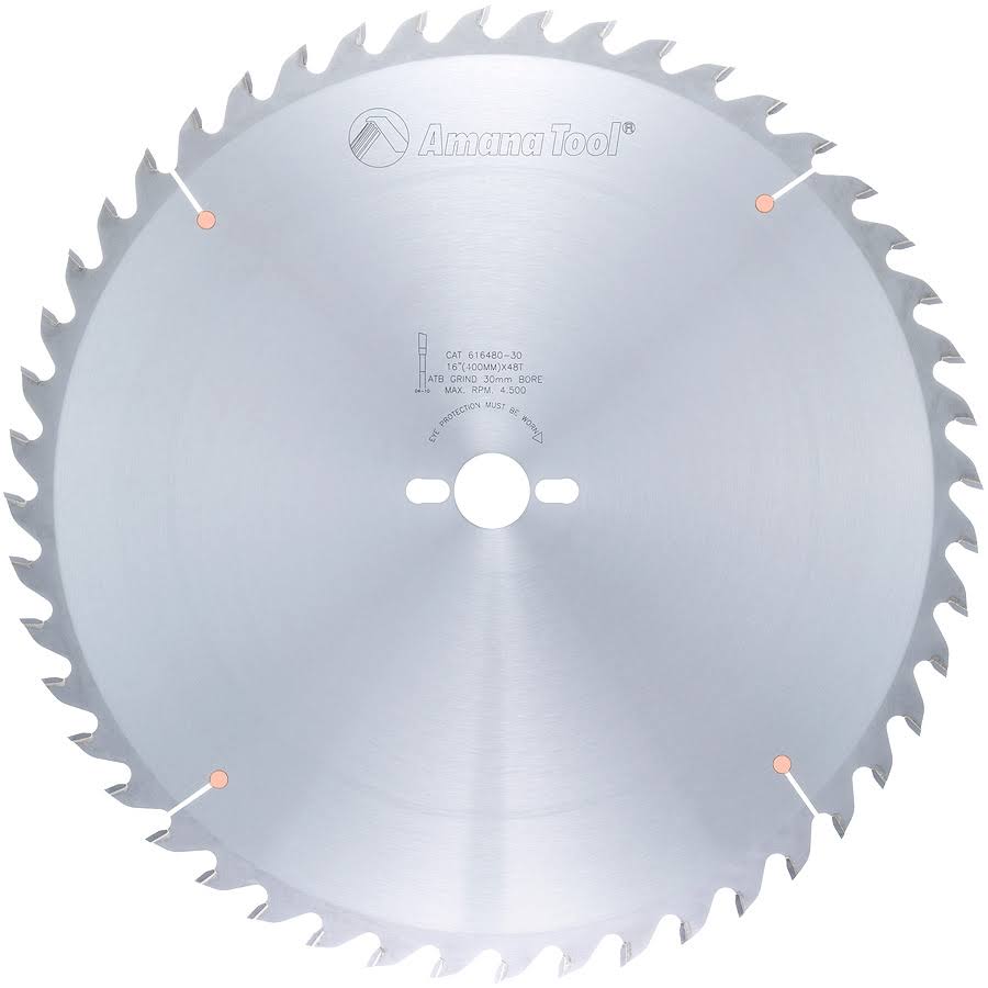 Carbide Tipped 16 inch Dia x 48T Saw Blade W496