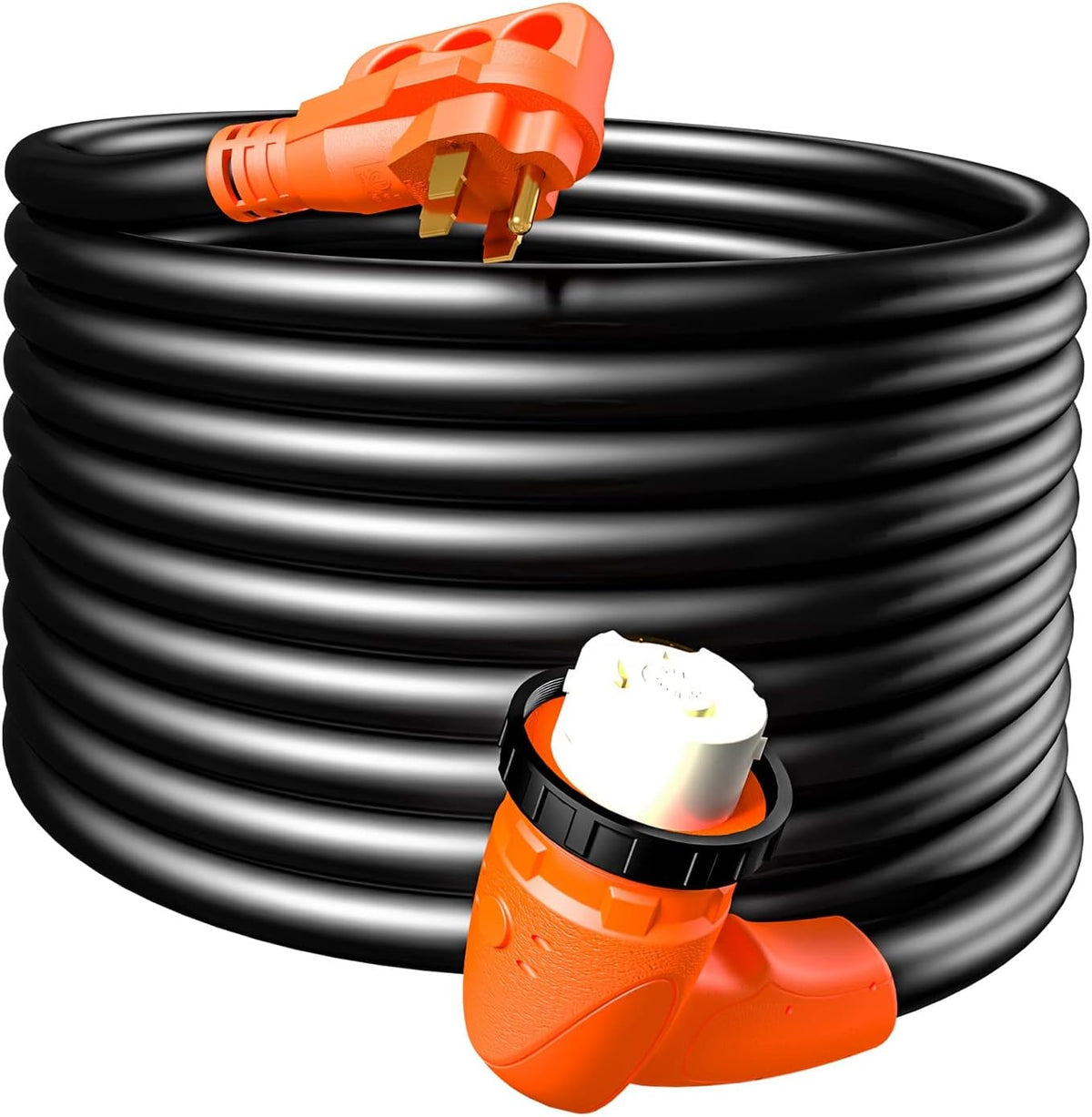 50 Amp 25Feet STW Power Extension Cord with Locking Connector NEMA 14-50P to SS2-50R C634