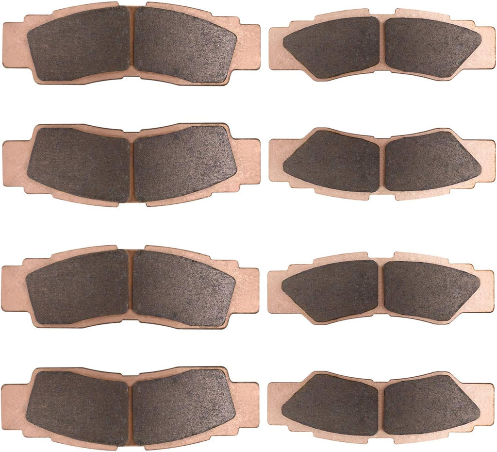 Brake Pads for Yamaha YXZ 1000R, 4 set Front & Rear Severe Duty Replacement, Pack of 2 W527151