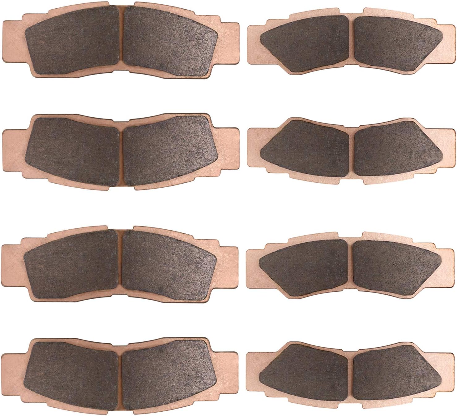 Brake Pads for Yamaha YXZ 1000R, 4 set Front & Rear Severe Duty Replacement, Pack of 2 W527151