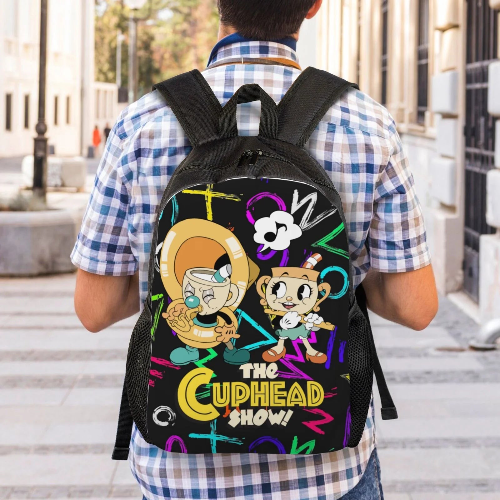Cuphead Backpack Lightweight Daypack Rucksack J5795