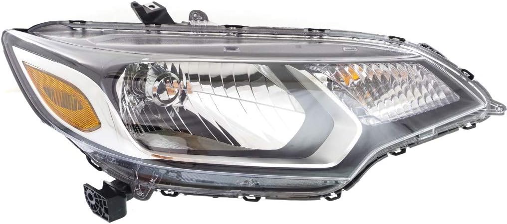 Headlight Assembly Driver and Passenger Side with Bulbs R3760