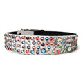 White Leather Dog Collar Size 16 Y508903