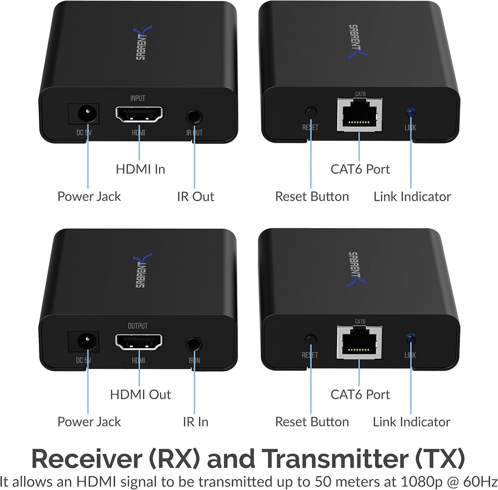 4K HDMI Extender Over CAT6, 60 Meters D15272