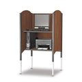 Adjustable Height Wood Study Carrel W6251