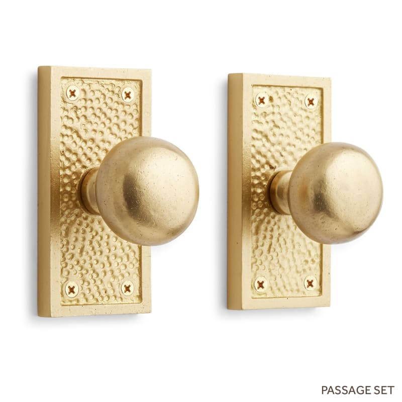 Solid Brass Passage Door Knob Set A284