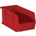 10 3/4 x 8 1/4 x 7 Red Plastic Stack & Hang Bin Boxes O7603