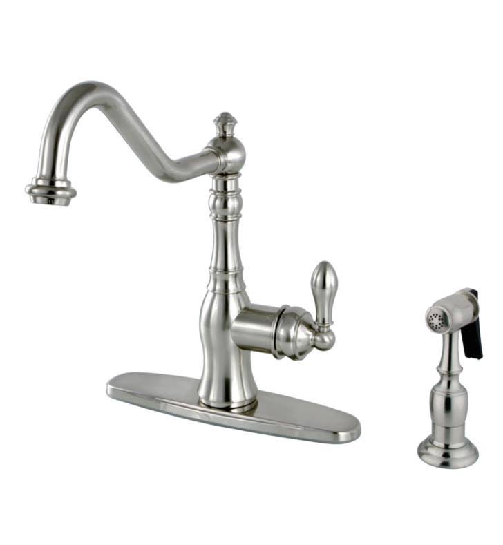 Oil-Rubbed Bronze Single-Handle Swiveling Kitchen Faucet I24628