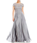 Platinum 6 Lace Chiffon A Line Gown A377935