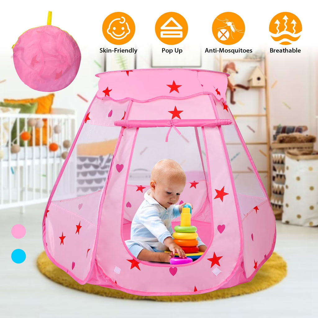 Pink Kids Pop Up Play Tent Z8757