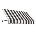 Black/White Stripe Acrylic Fixed Awning Q94956