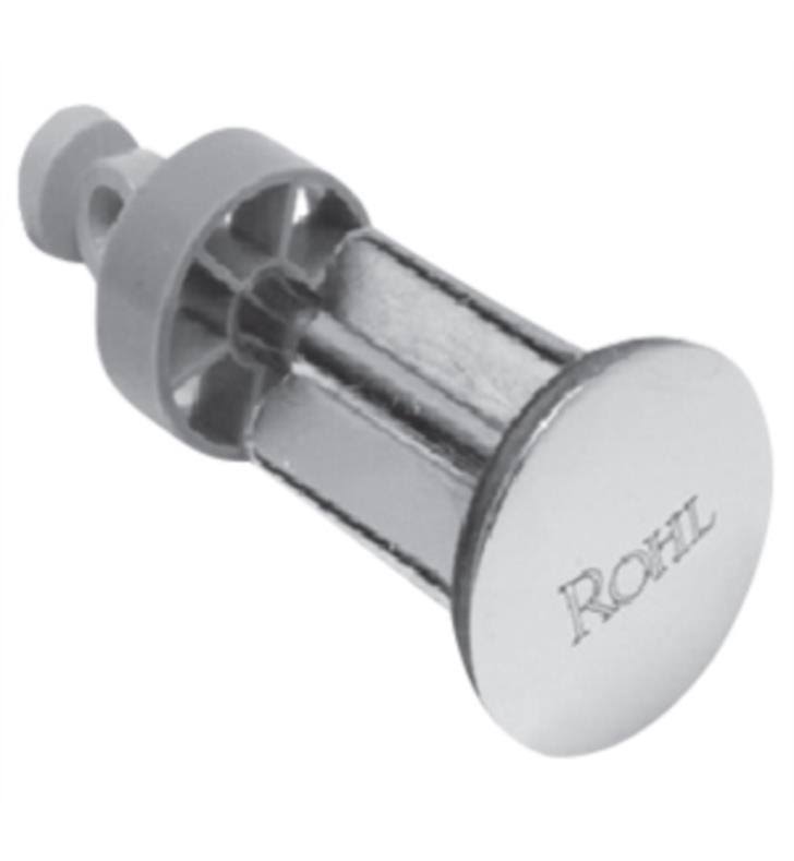 Country Bath Pop-Up Drain Center Plug with Height Adjuster in Italian Brass Y100