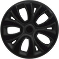 16 inch Matt Black Hubcaps 4 Pcs Set I73179