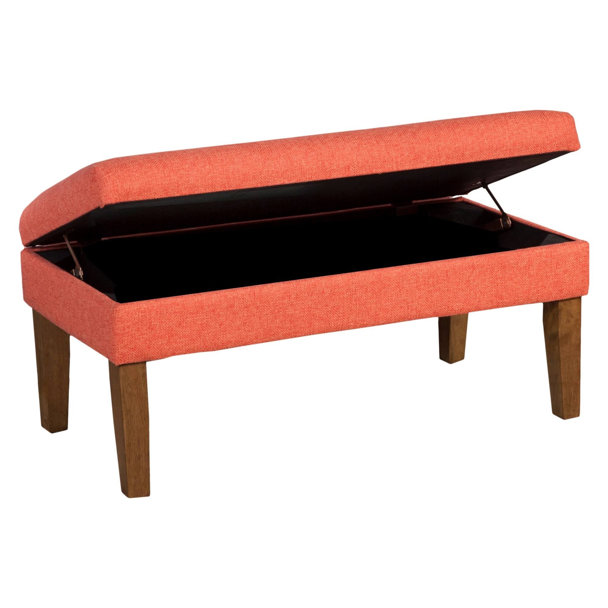 Coral Decorative Storage Bench A183093