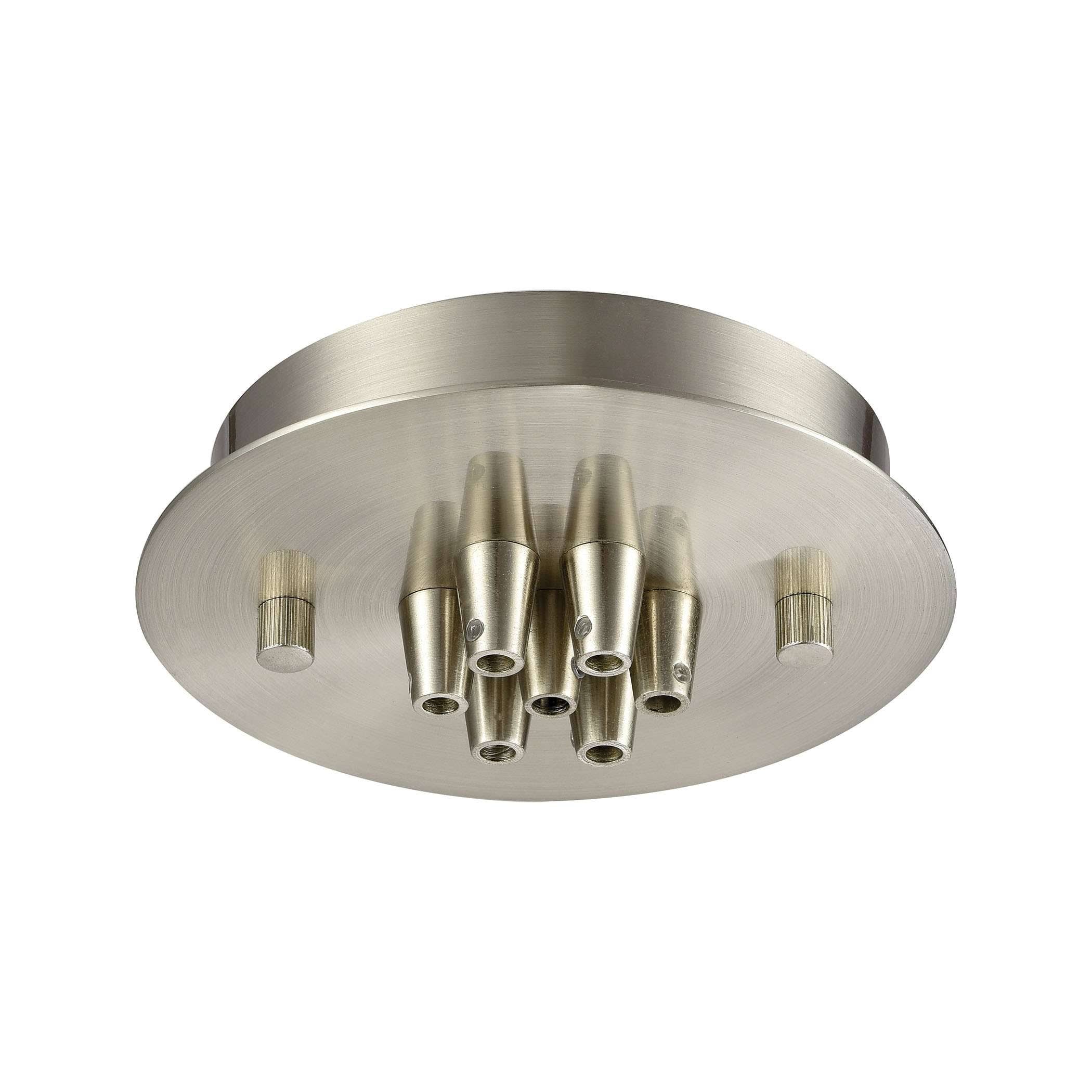 7 Light Small Round Canopy in Satin Nickel H870567