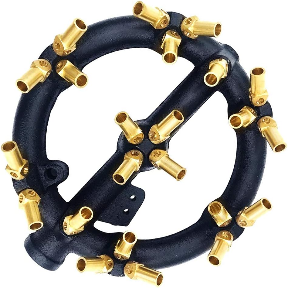 Propane Gas Jet Burner 44 Tips Cast Iron Body I221218