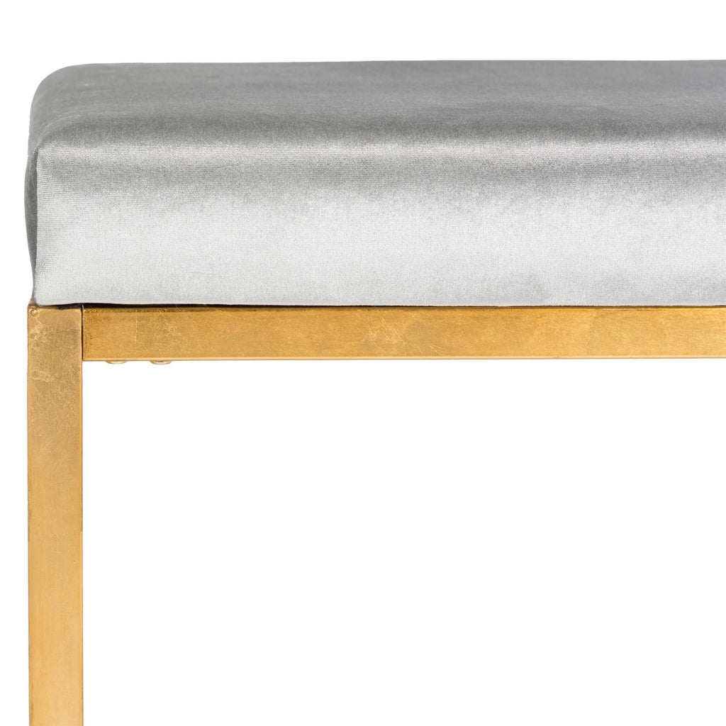 Velvet Square Ottoman N2131