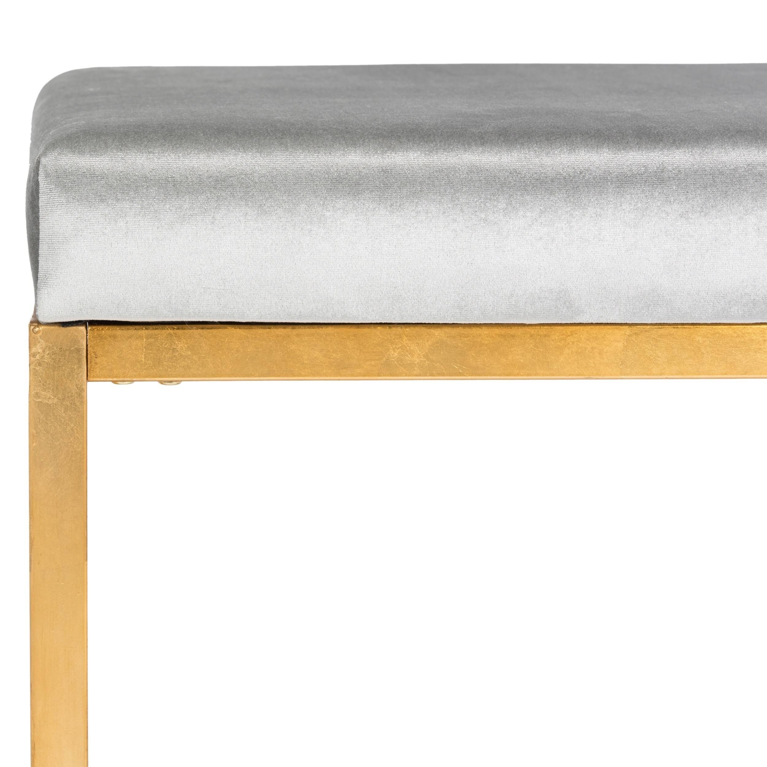 Velvet Square Ottoman N2131