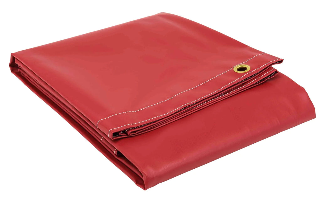 Red 18oz Vinyl Utility Tarp Waterproof S513700