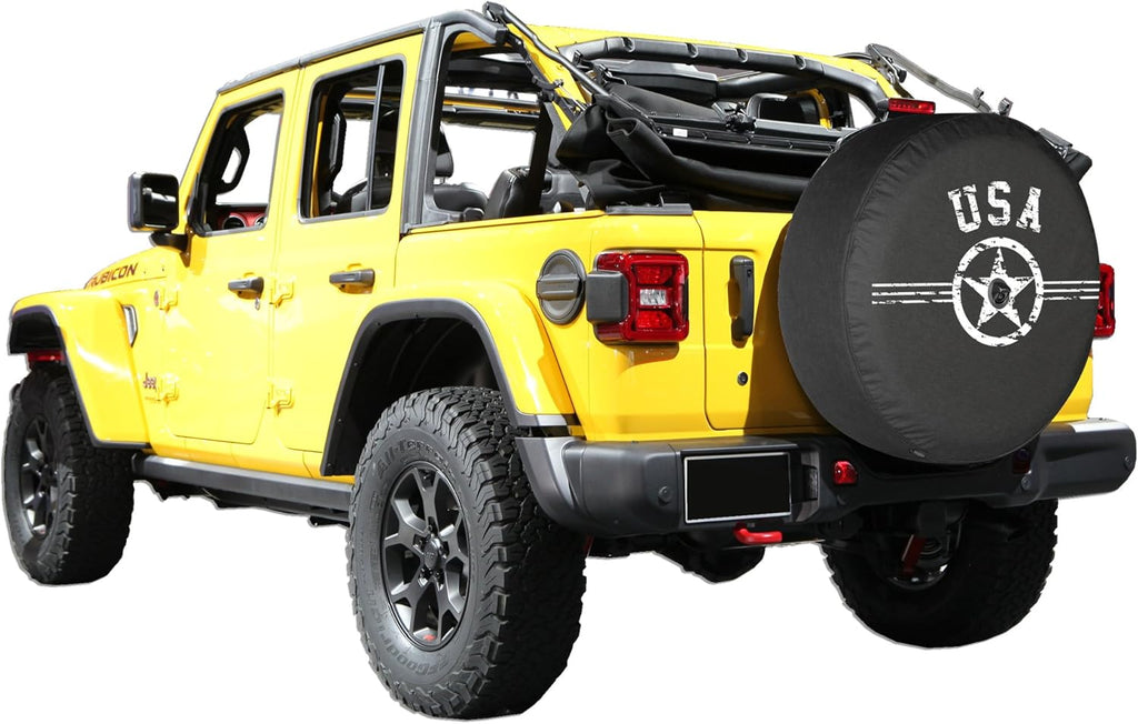 33" Soft Tire Cover for Jeep Wrangler JL Pack of 2 K54004