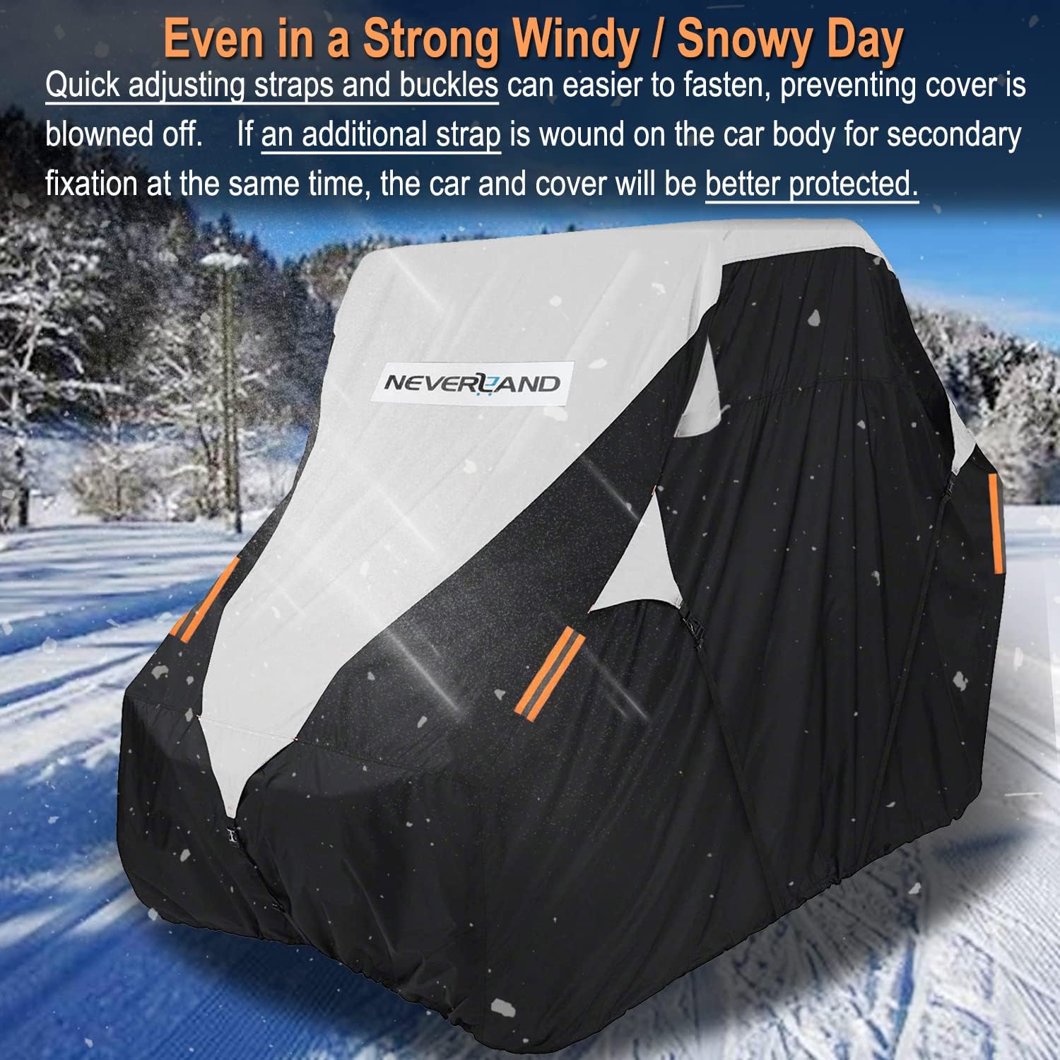 UTV Cover Waterproof 420D Heavy Duty 2-3 Seater 4-6 Seater Side by Side T335