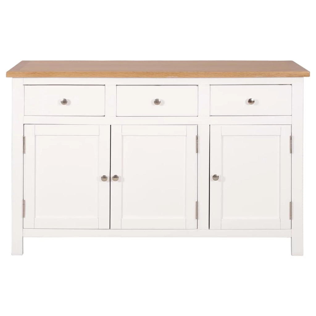 Solid Oak Wood Sideboard V656604