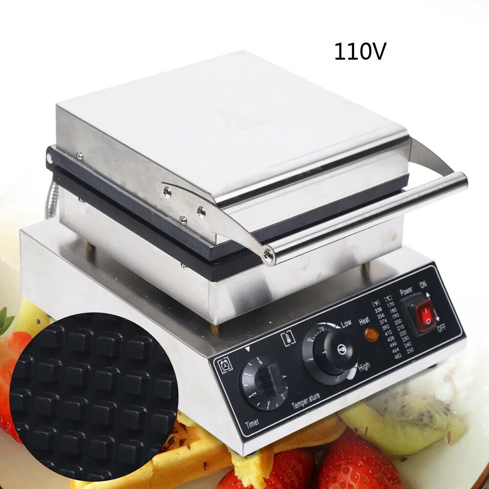 4Pcs Nonstick Electric Belgian Waffle Maker Machine M1817
