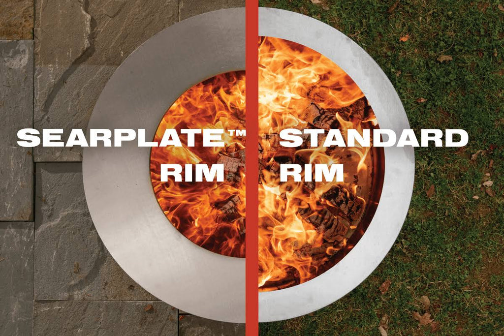 Stainless Steel Smokeless Fire Pit with SearPlate Rim Y465