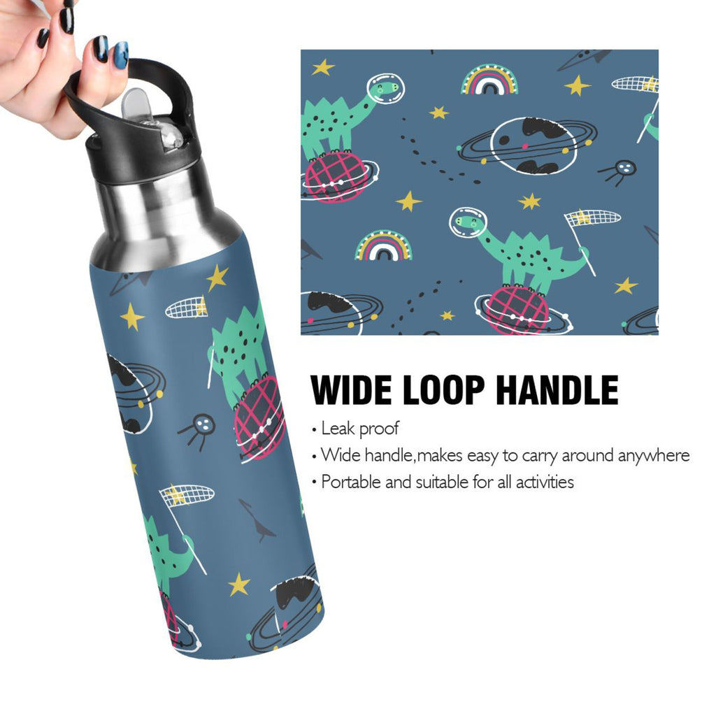 Stainless Steel Insulated Water Bottle with Straw Lid V191713